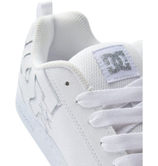 Court Graffik Shoes - White/M Silver