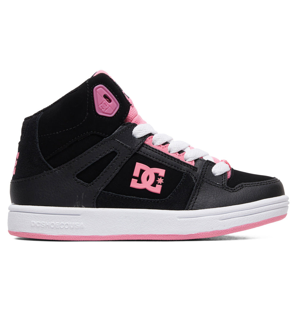 Pure High-Top Shoes - Black/Pink