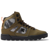 Pure High-Top Water-Resistant Winter Boots - Olive/Black