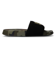 DC Slides - White/Black/Camo