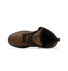 Pure High-Top Water-Resistant Winter Boots - Dark Chocolate