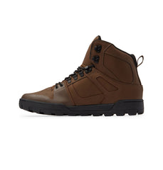 Pure High-Top Water-Resistant Winter Boots - Dark Chocolate