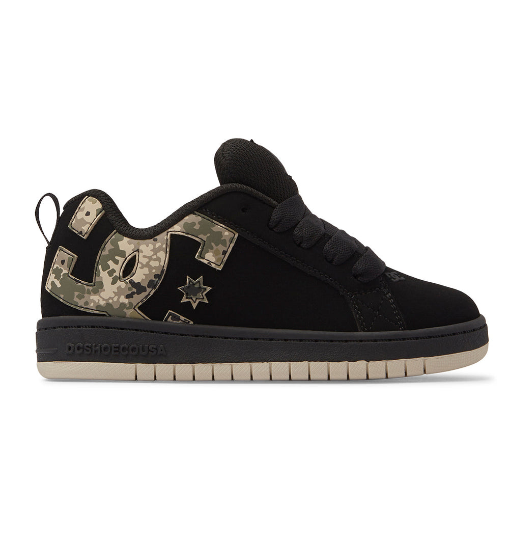 Court Graffik Shoes - Black/Green Print
