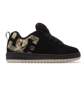 Court Graffik Shoes - Black/Green Print