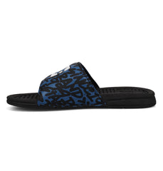 Bolsa Slides - Black/Blue/White Black/Blue/White