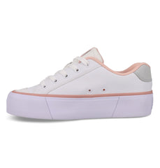 Chelsea Platform Shoes - Wht/Gry/Blush White/Gry/Blush