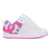 Court Graffik Shoes - Wh/Htpnk/Tur White/Hotpk/Turquoise