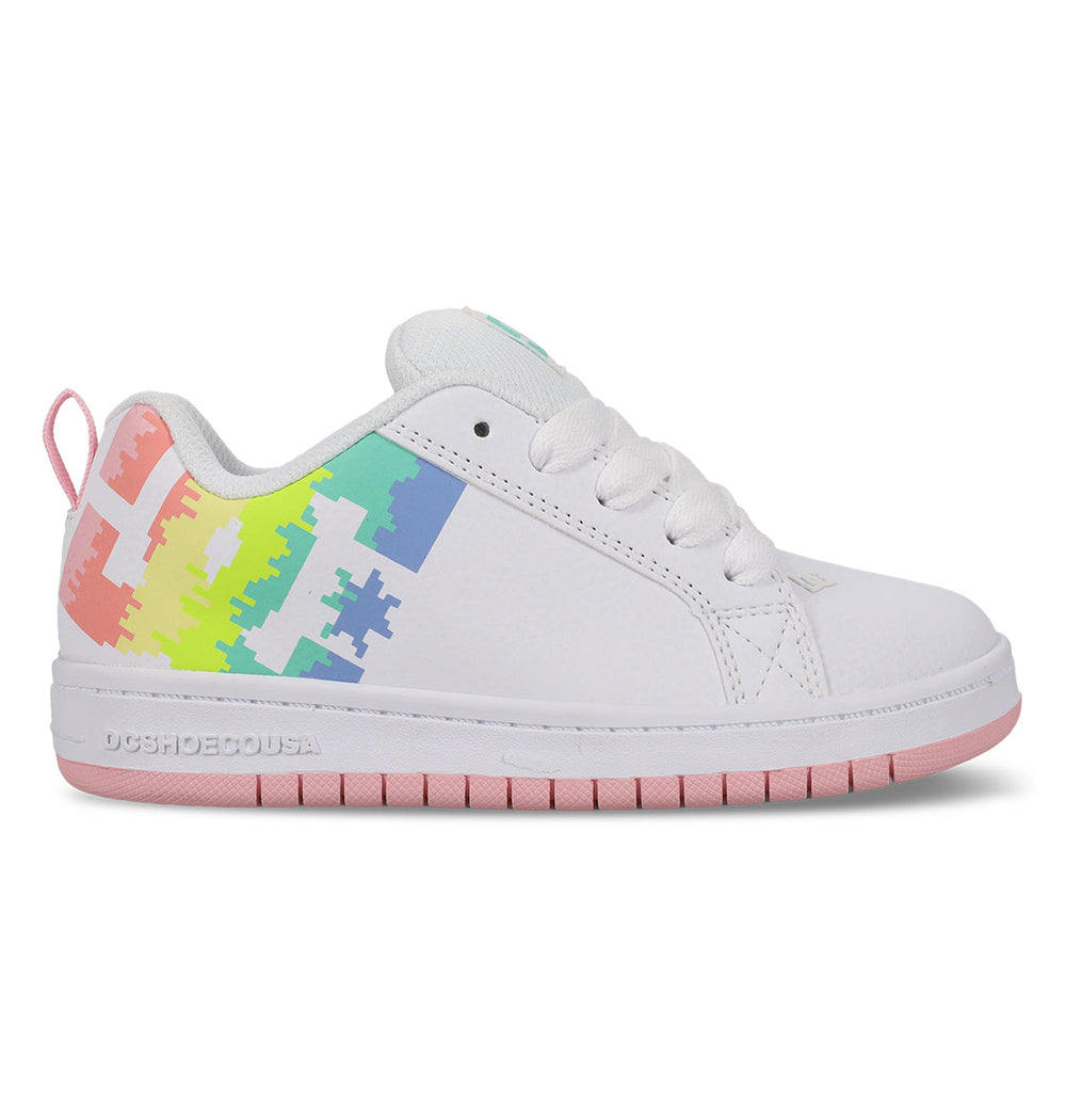 Court Graffik Shoes - Wht/Ltpnk/Mlt White/Ltpnk/Multi