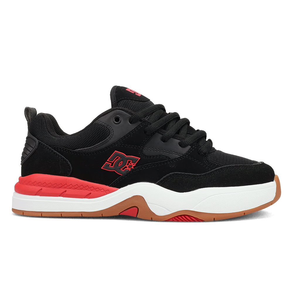 Ascend S Skate Shoes - Black/Black/Red Black/Red