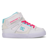 Pure Hi Top Ev Shoes - White/Pink/Blue White/Pink/Blue