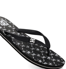 Spray Graffik Slides - Black/Wht Prt Black/White