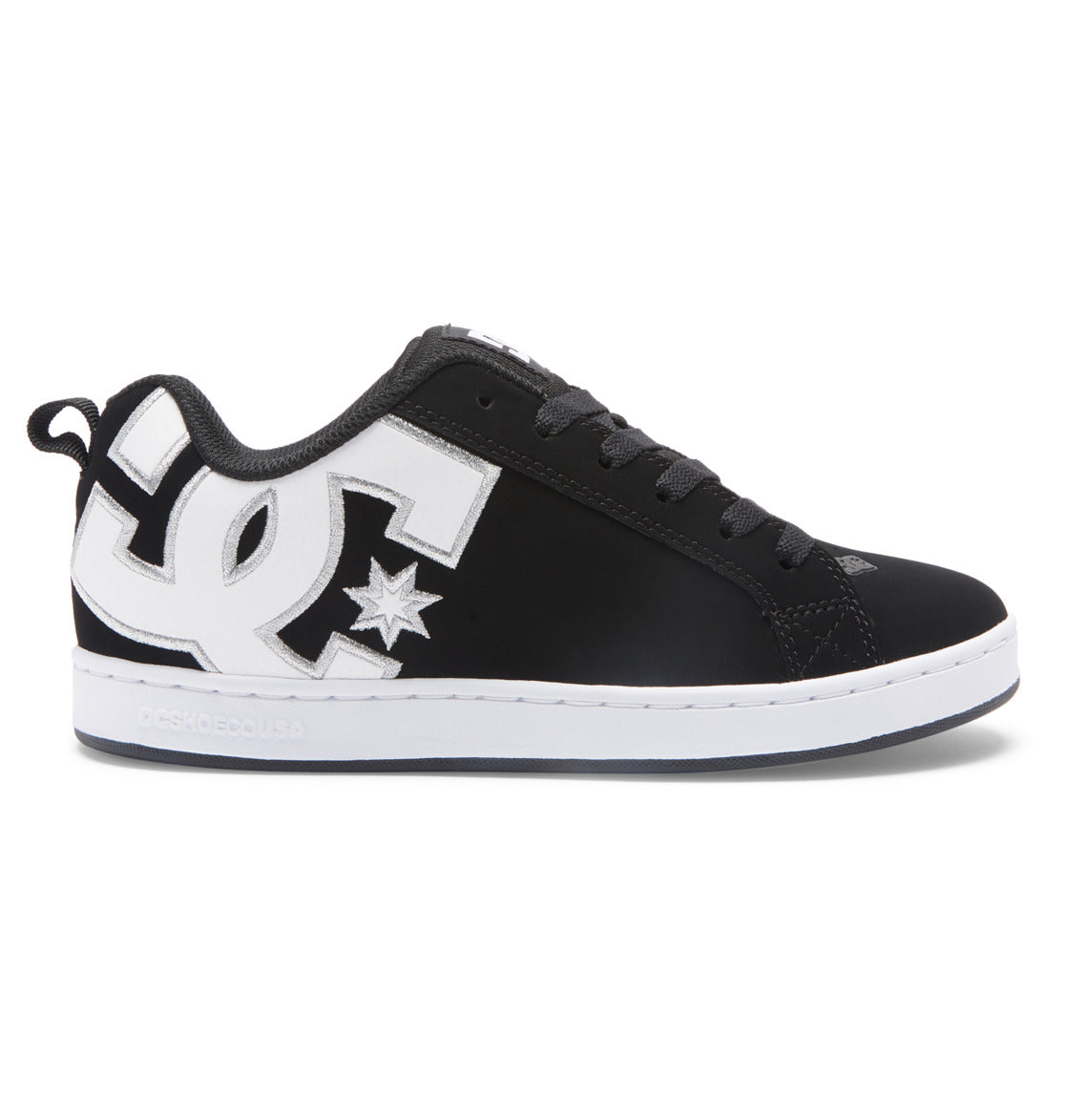 Court Graffik Shoes - Black/White Stencil
