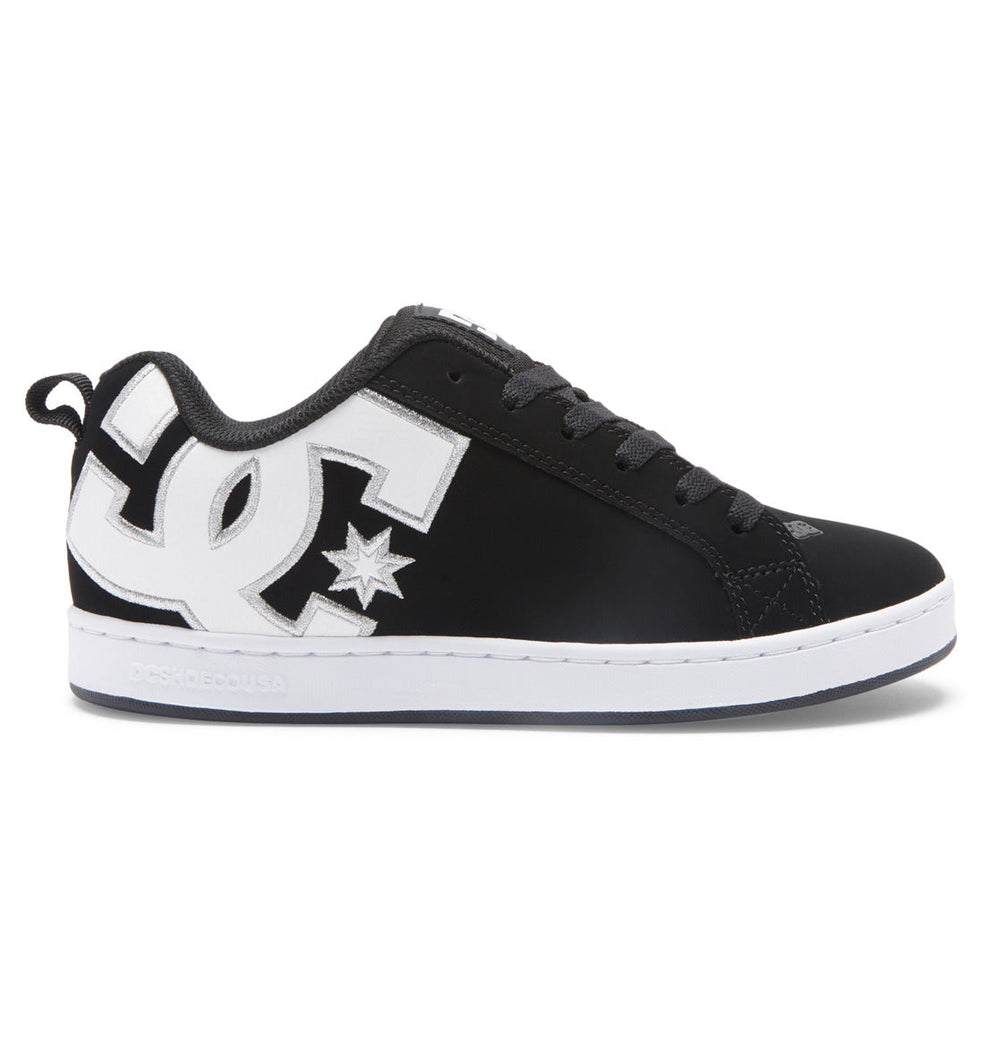 Court Graffik Shoes - Black/White Stencil