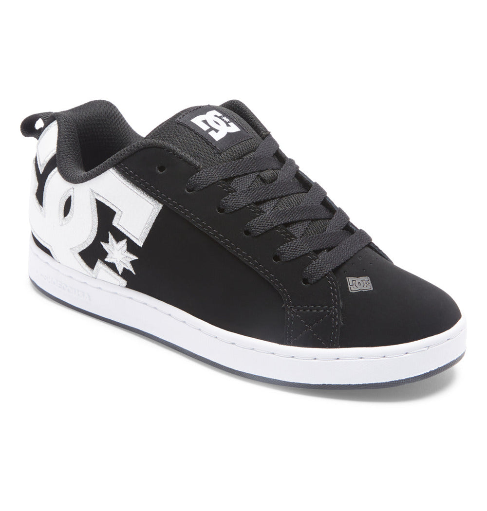 Court Graffik Shoes - Black/White Stencil
