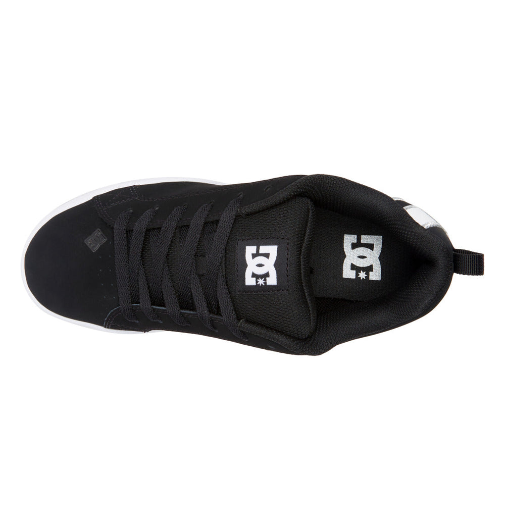 Court Graffik Shoes - Black/White Stencil