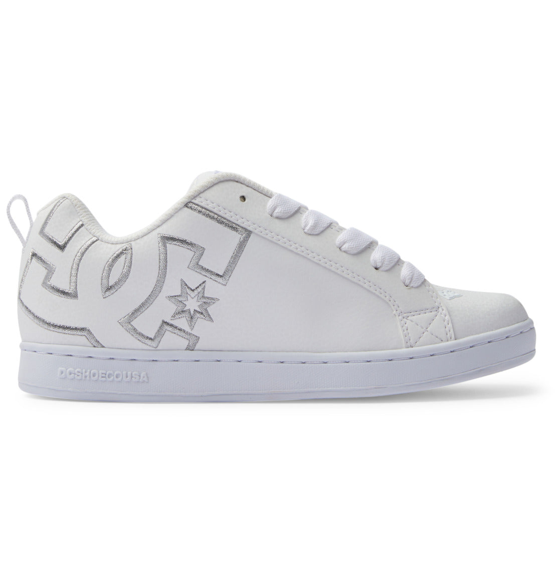 Court Graffik Shoes - White/M Silver