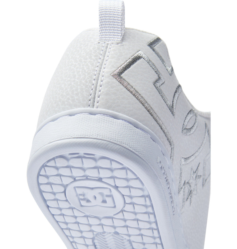 Court Graffik Shoes - White/M Silver