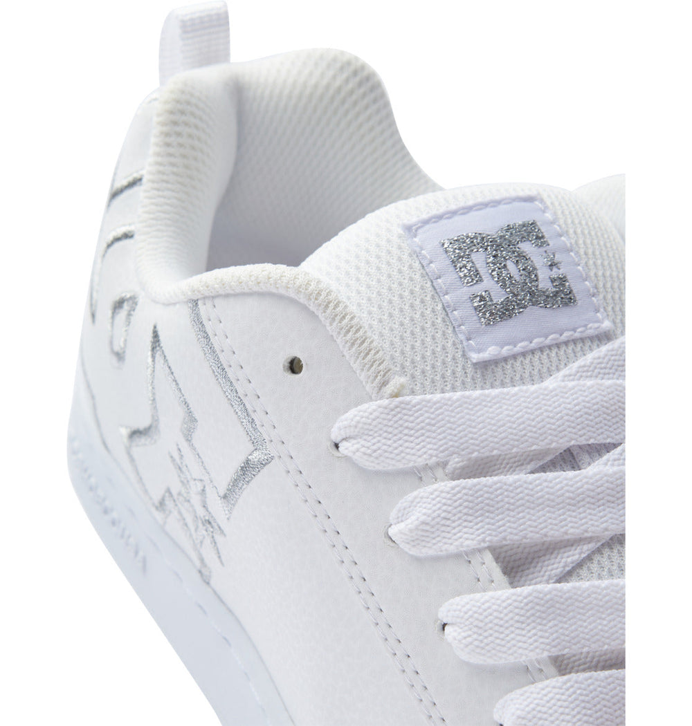 Court Graffik Shoes - White/M Silver