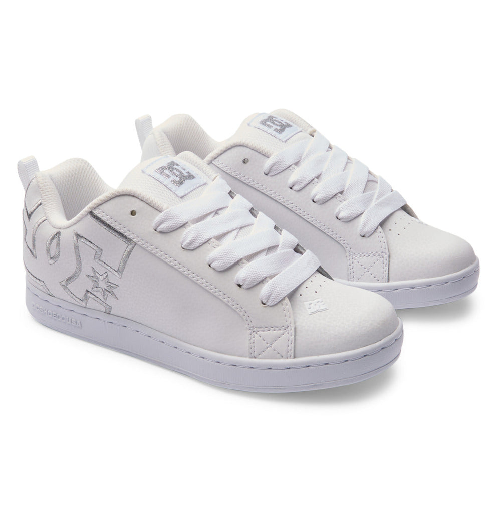 Court Graffik Shoes - White/M Silver