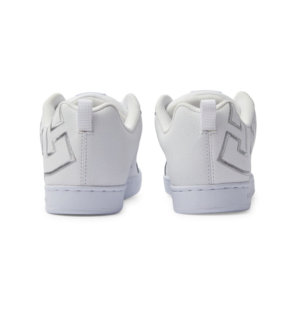 Court Graffik Shoes - White/M Silver