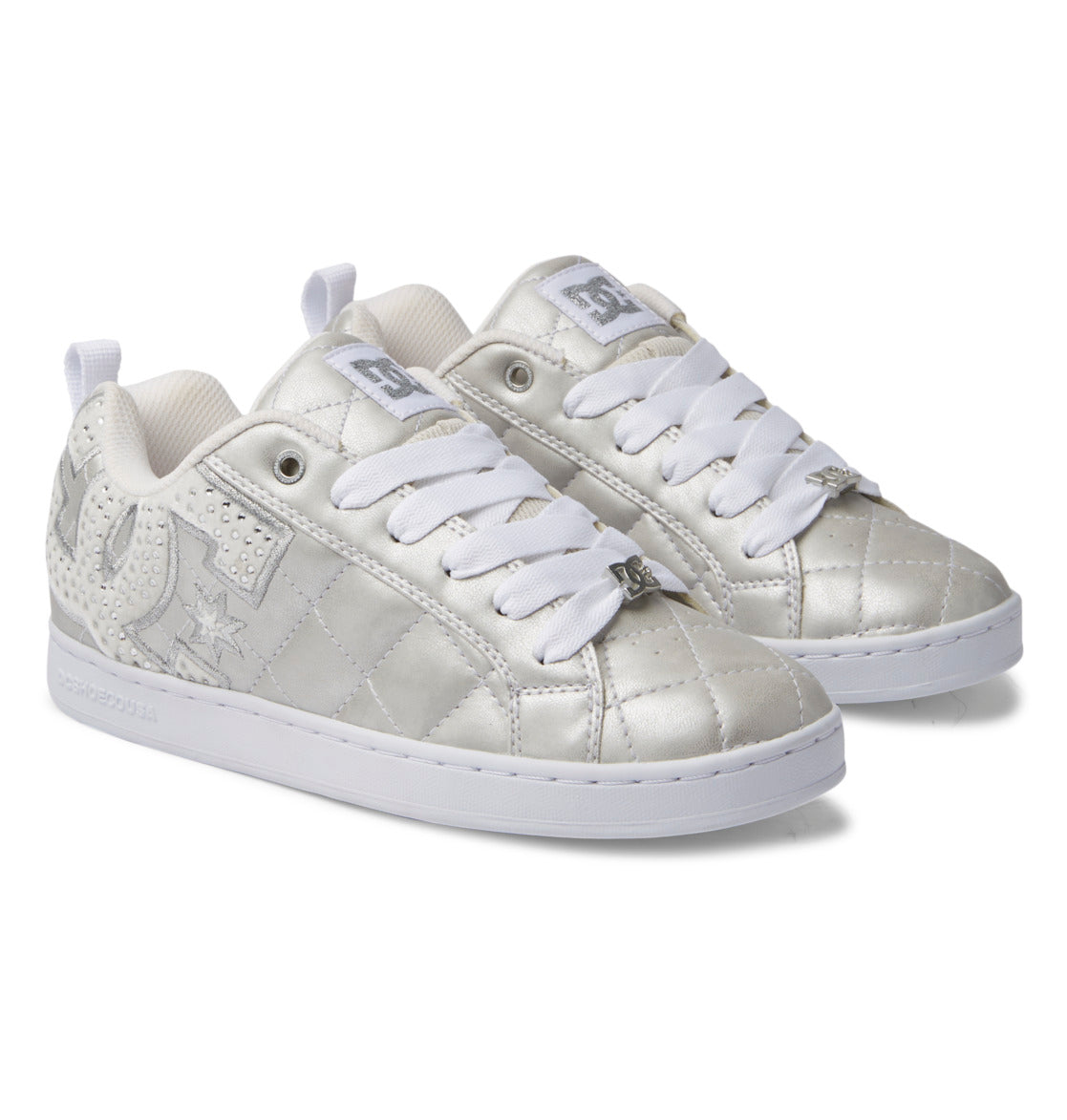 Court Graffik SE Shoes - White/Rainbow Sparkle