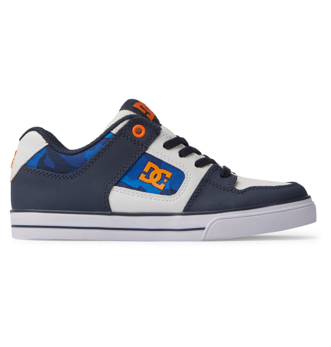 Pure Elastic Lace Shoes - Shady Blue/Orange
