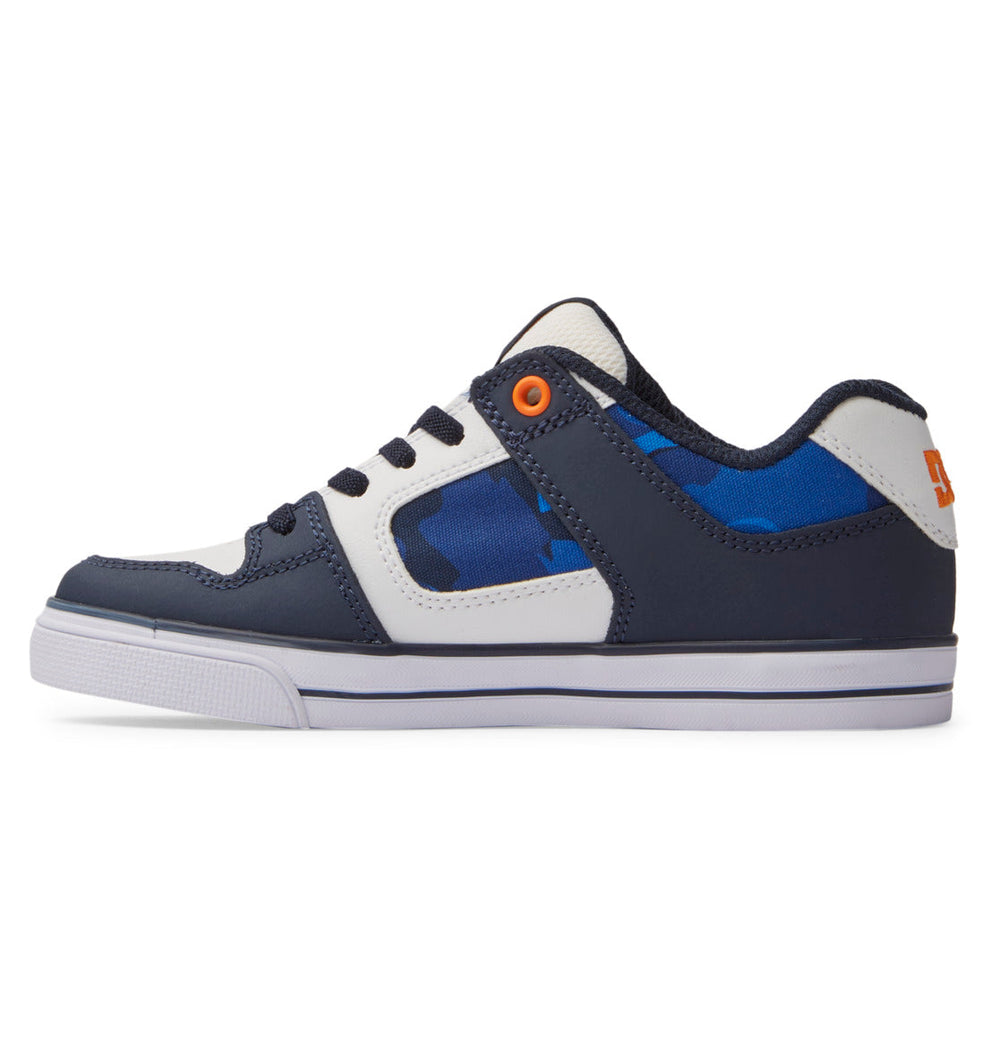 Pure Elastic Lace Shoes - Shady Blue/Orange