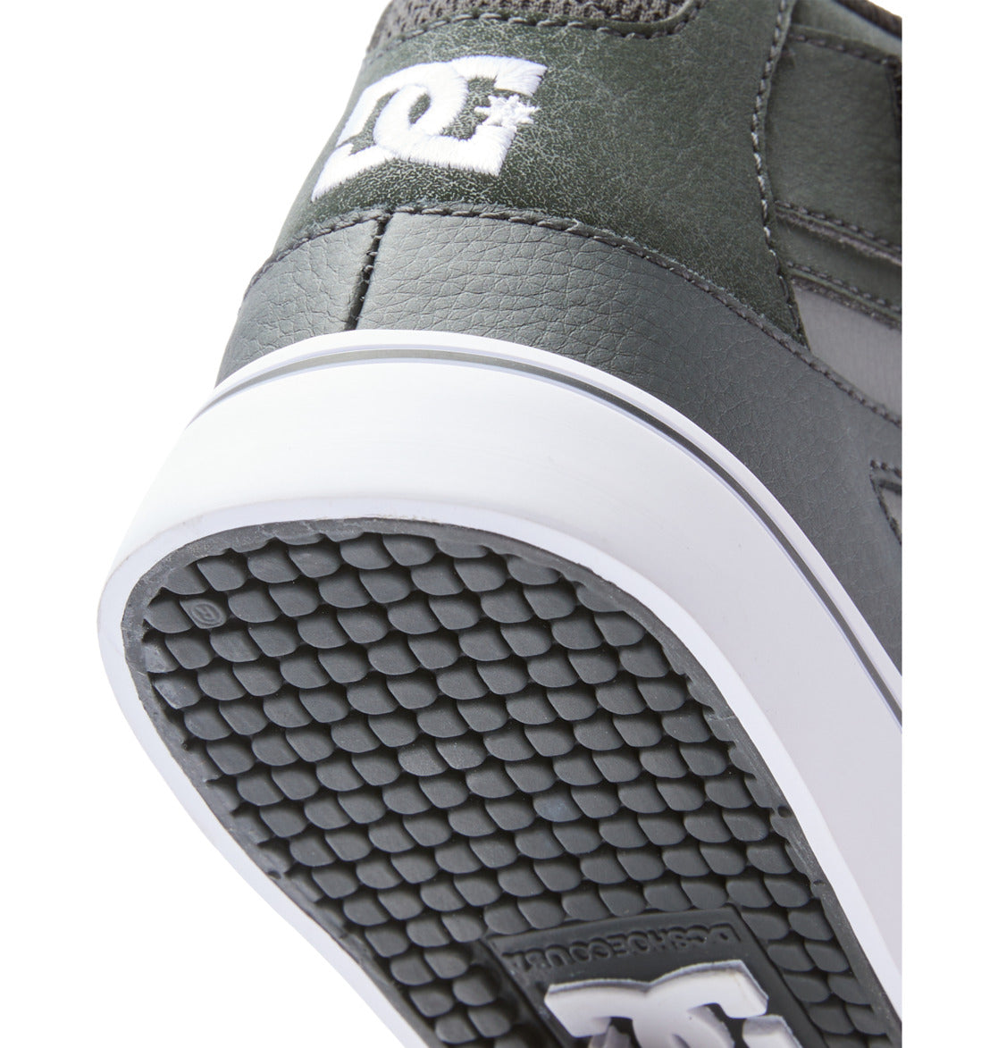 Pure High Elastic Lace High-Top Shoes - Anthracite/Black