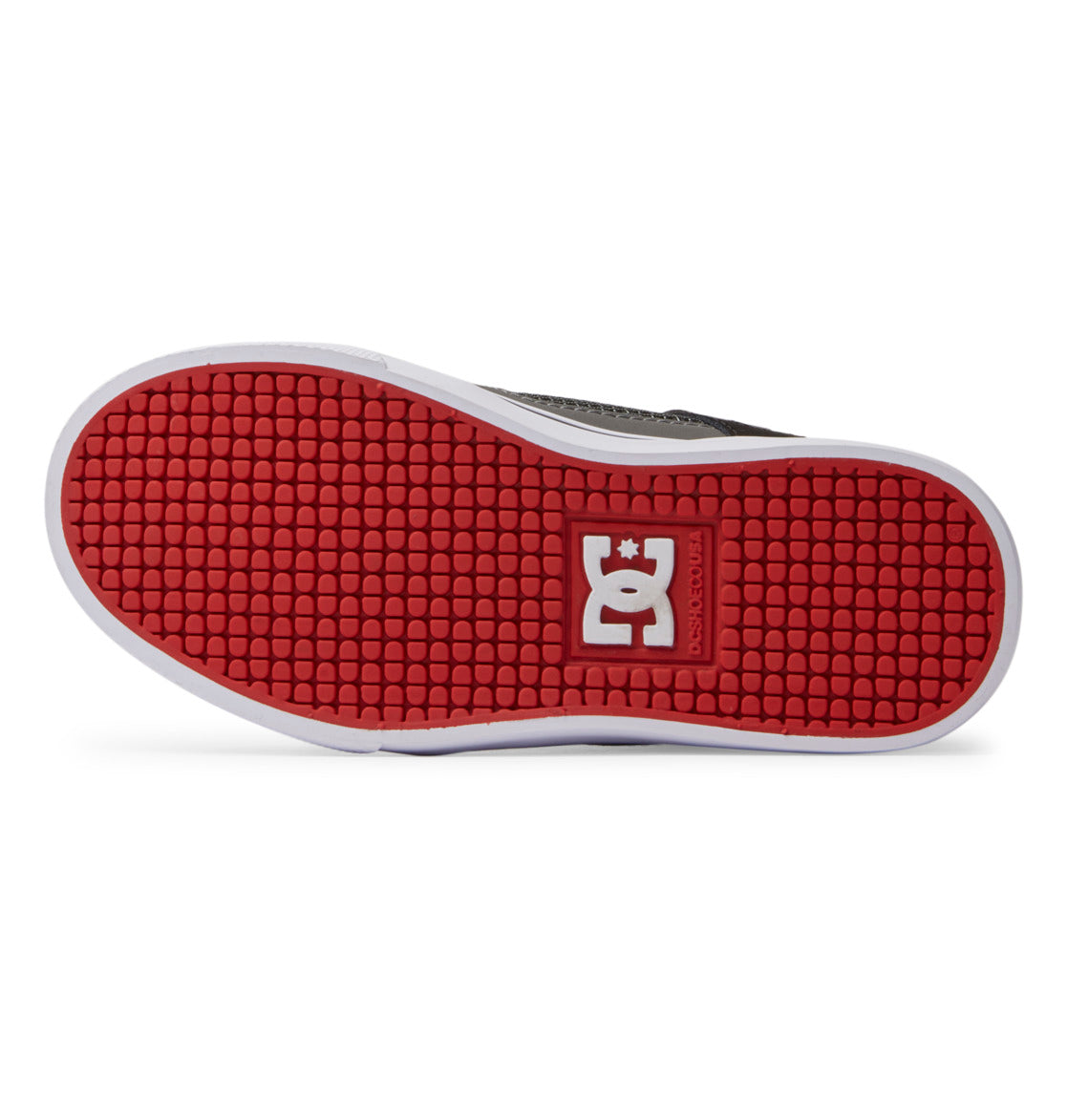 Pure High Elastic Lace High-Top Shoes - Red/Heather Grey