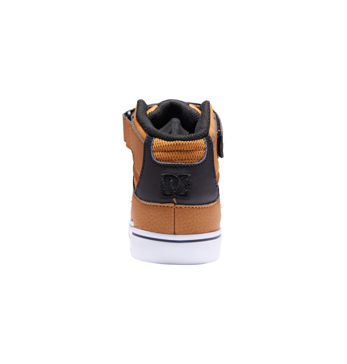Pure High Elastic Lace High-Top Shoes - Wheat/Black