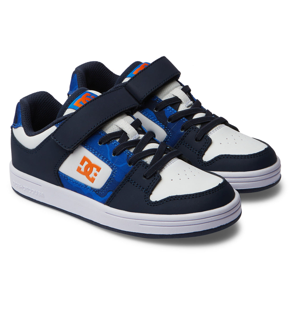 Manteca 4 Elastic Lace Shoes - Shady Blue/Orange