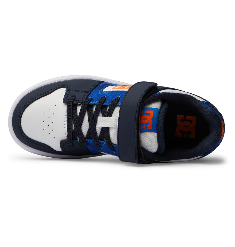 Manteca 4 Elastic Lace Shoes - Shady Blue/Orange