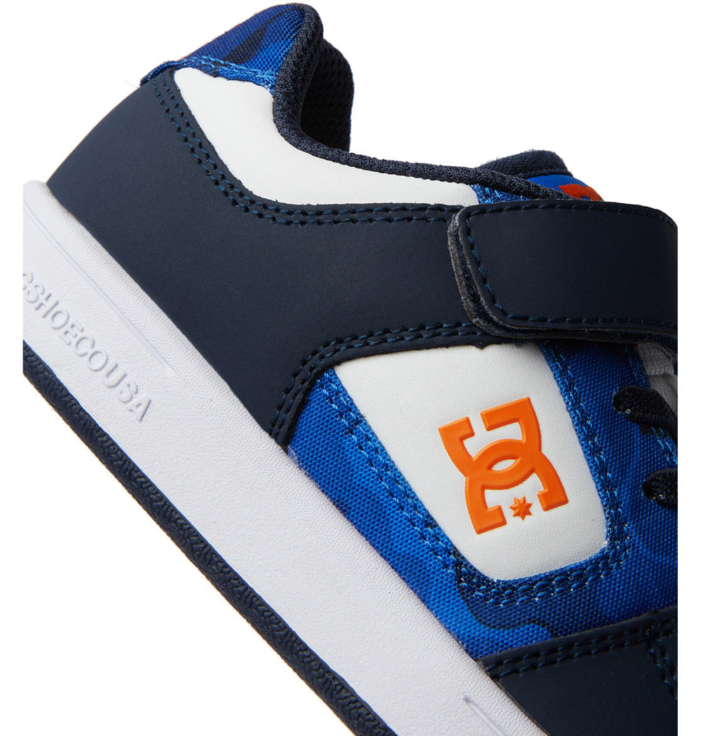 Manteca 4 Elastic Lace Shoes - Shady Blue/Orange