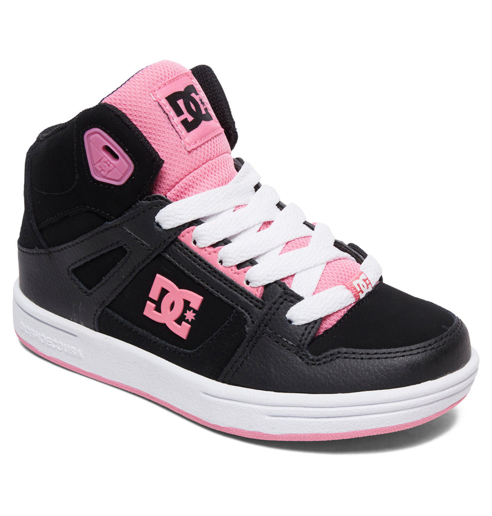 Pure High-Top Shoes - Black/Pink