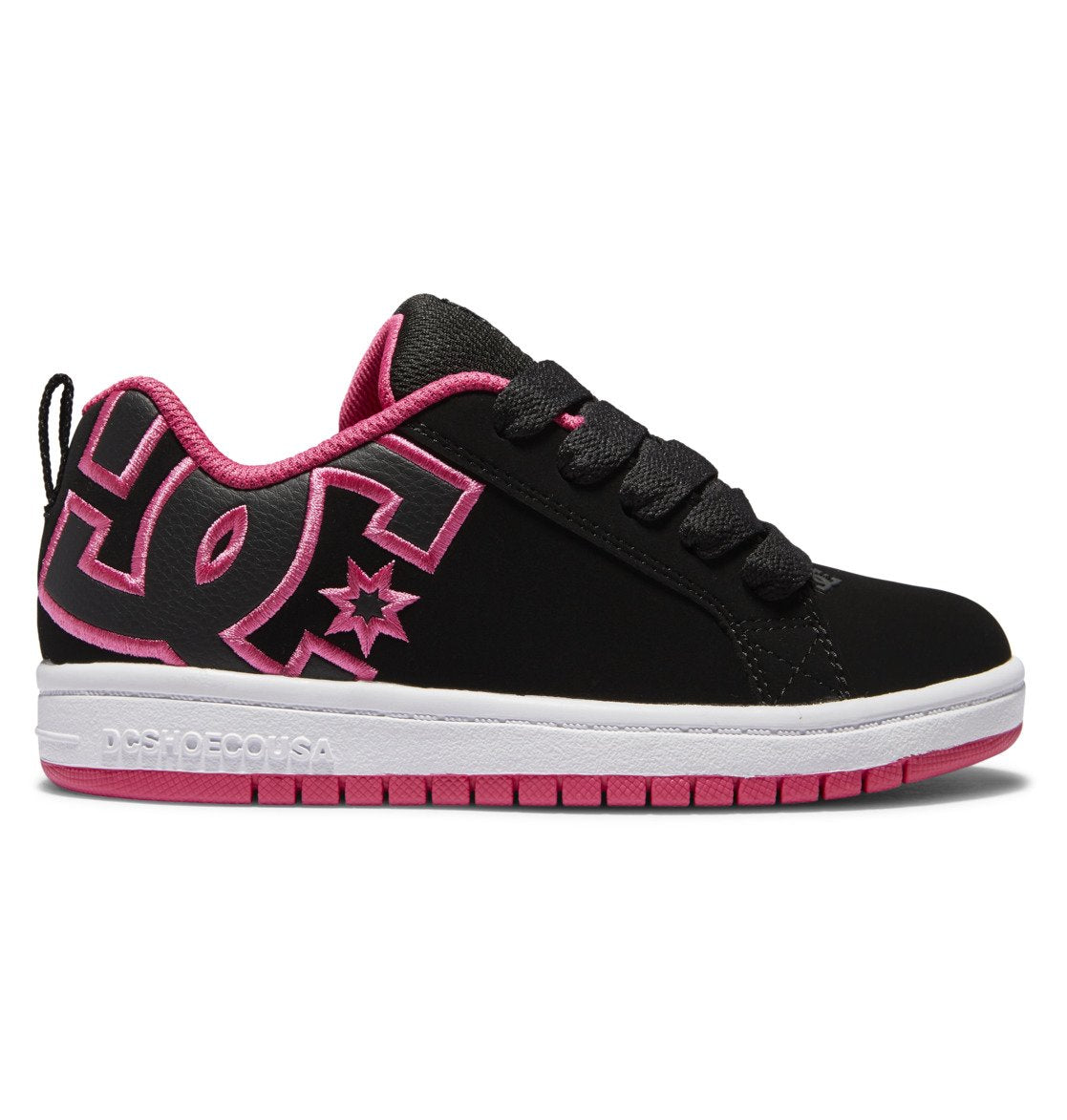 Court Graffik Shoes - Black/Pink Stencil