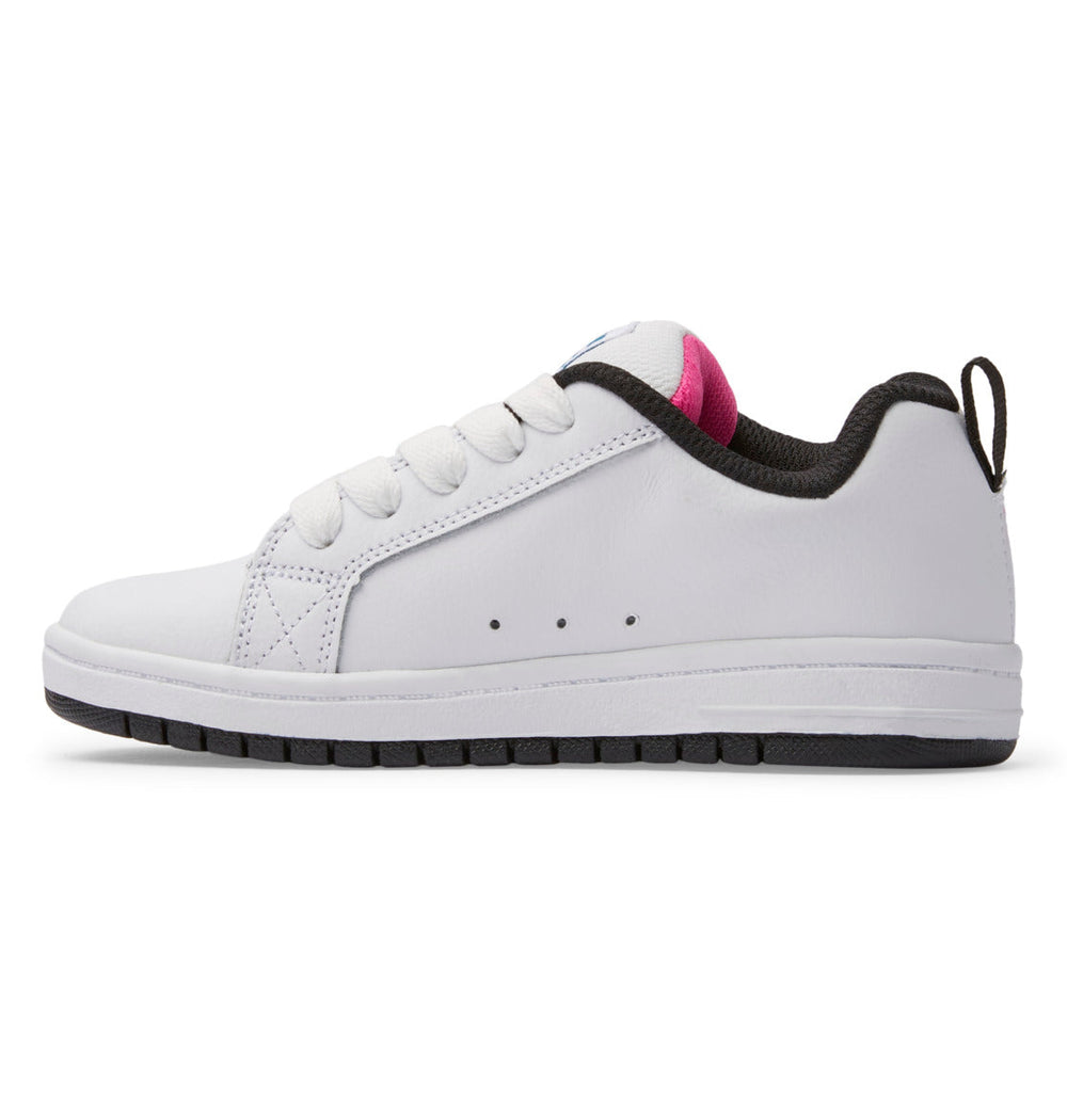 Graffiti Print Court Graffik Shoes - Bright Rose