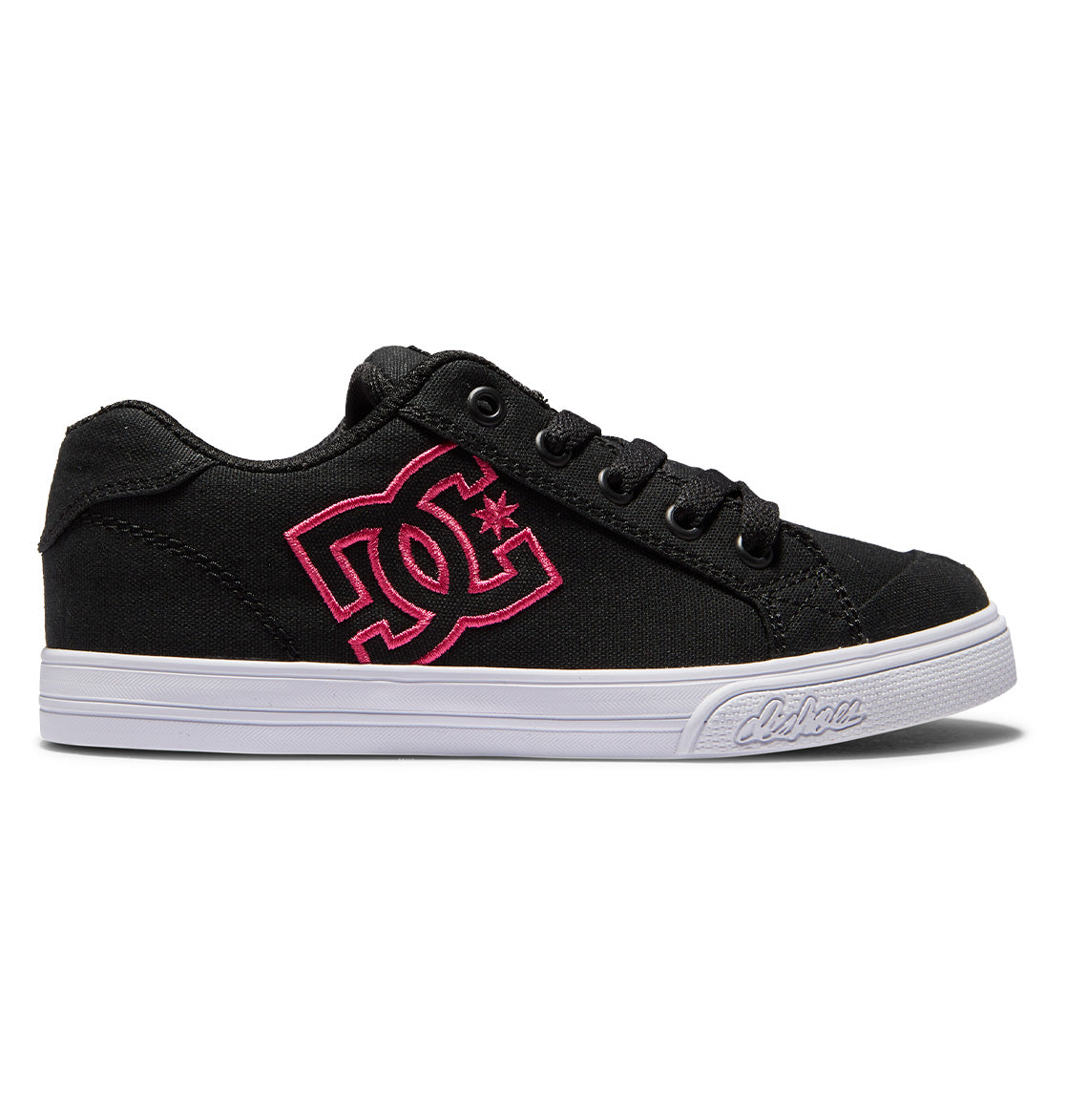 Chelsea Shoes - Black/Pink Stencil