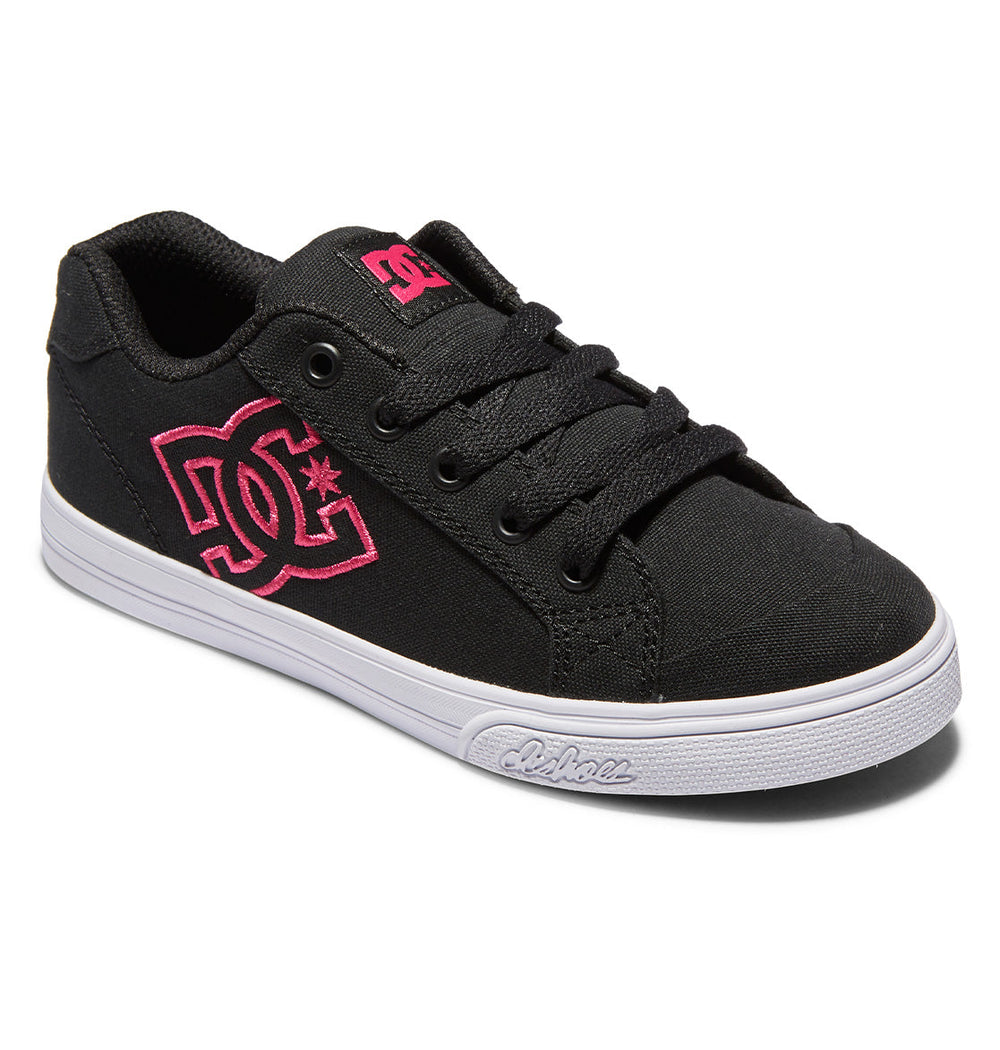 Chelsea Shoes - Black/Pink Stencil