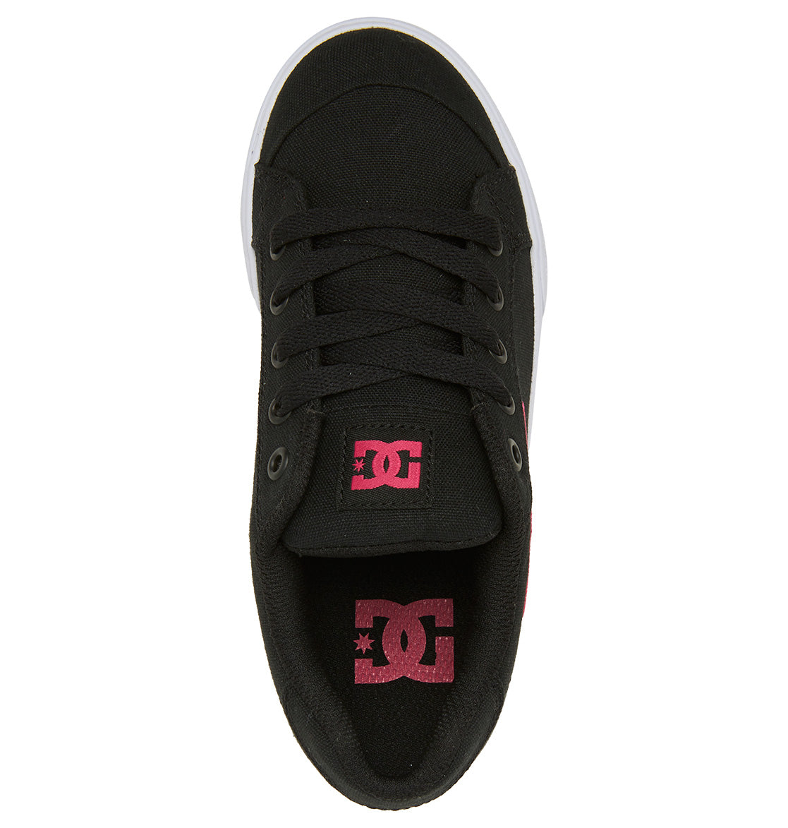 Chelsea Shoes - Black/Pink Stencil