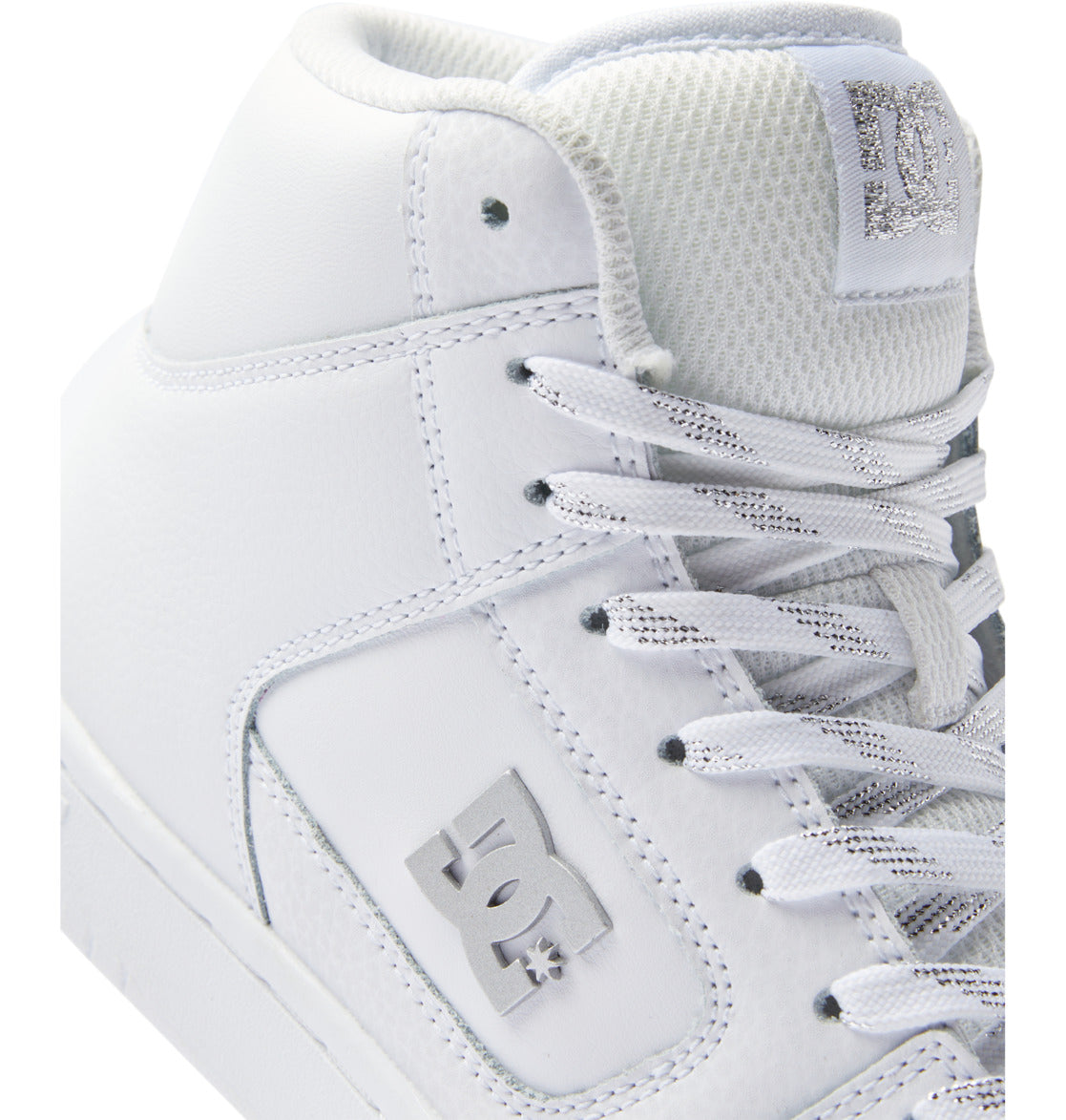Manteca 4 Hi High-Top Shoes - White/Silver