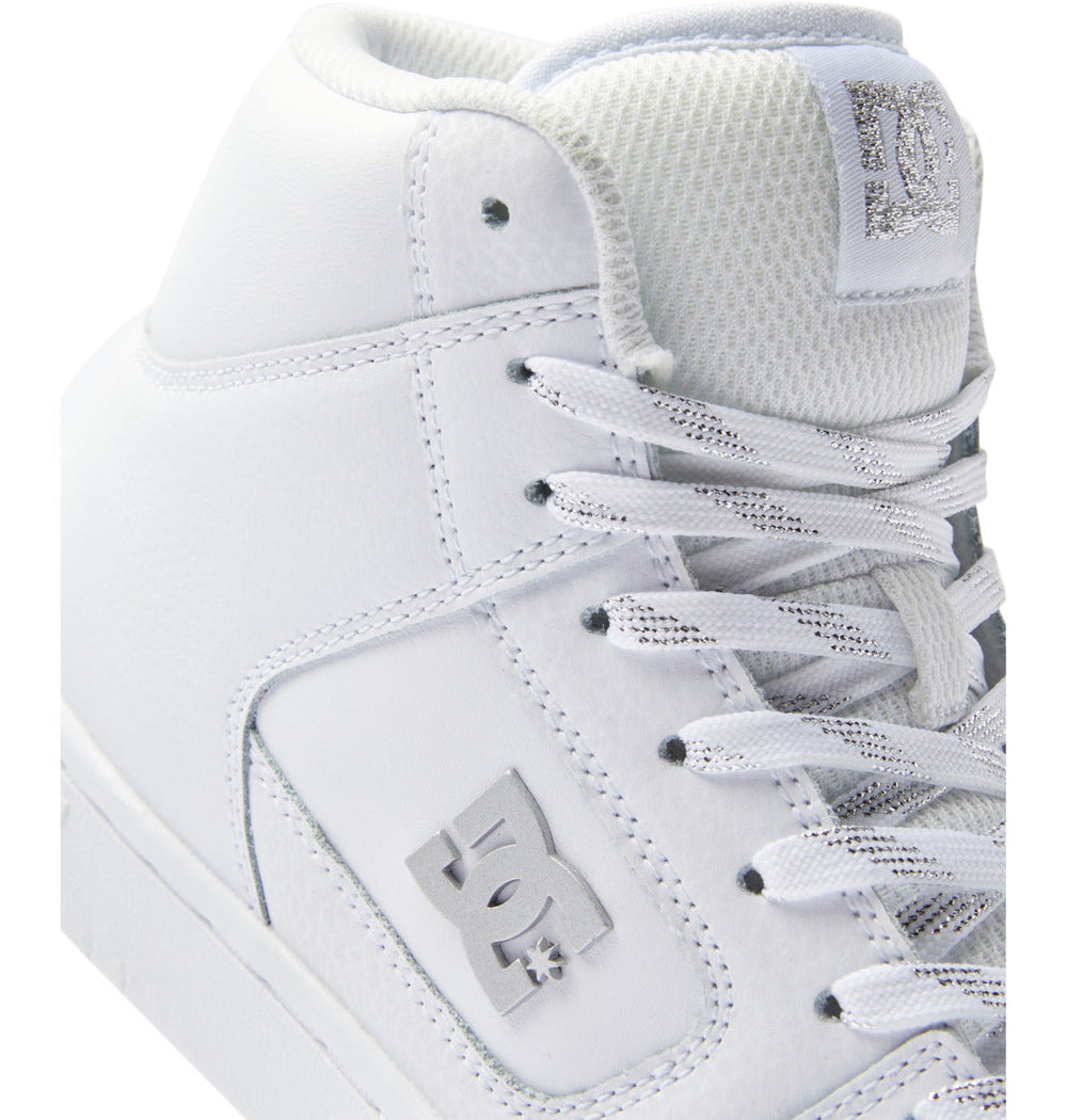 Manteca 4 Hi High-Top Shoes - White/Silver