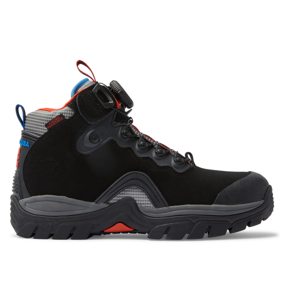 Navigator LX Water Resistant Winter Boots - Black/Grey/Red