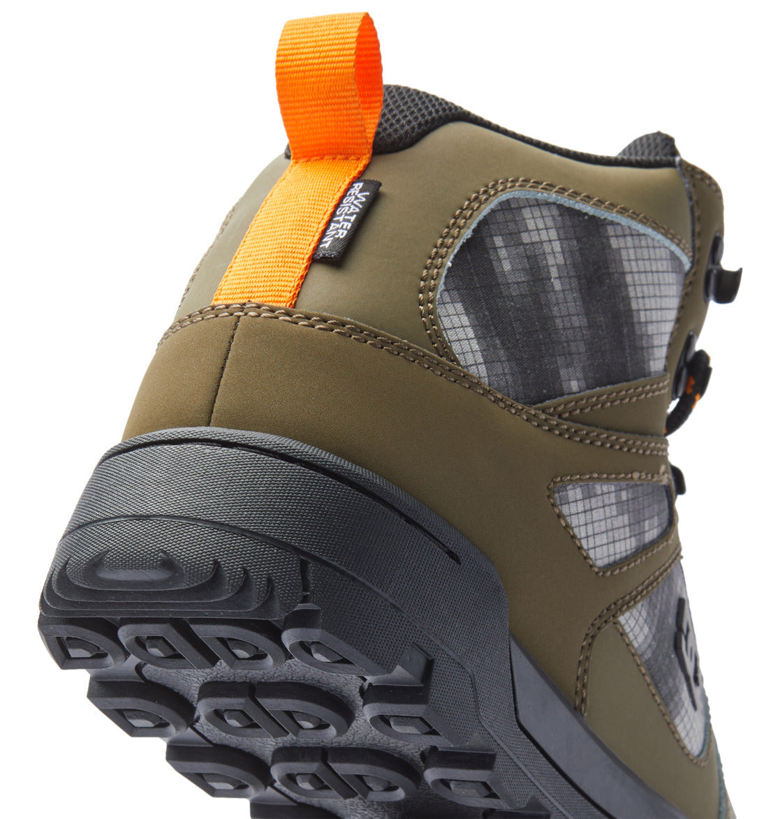 Pure High-Top Water-Resistant Winter Boots - Olive/Black
