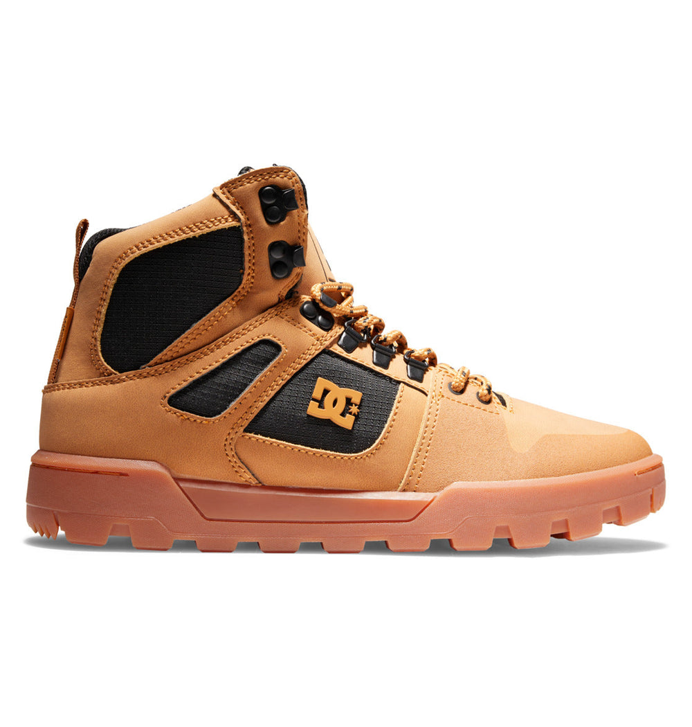 Pure High-Top Water-Resistant Winter Boots - Wheat/Black