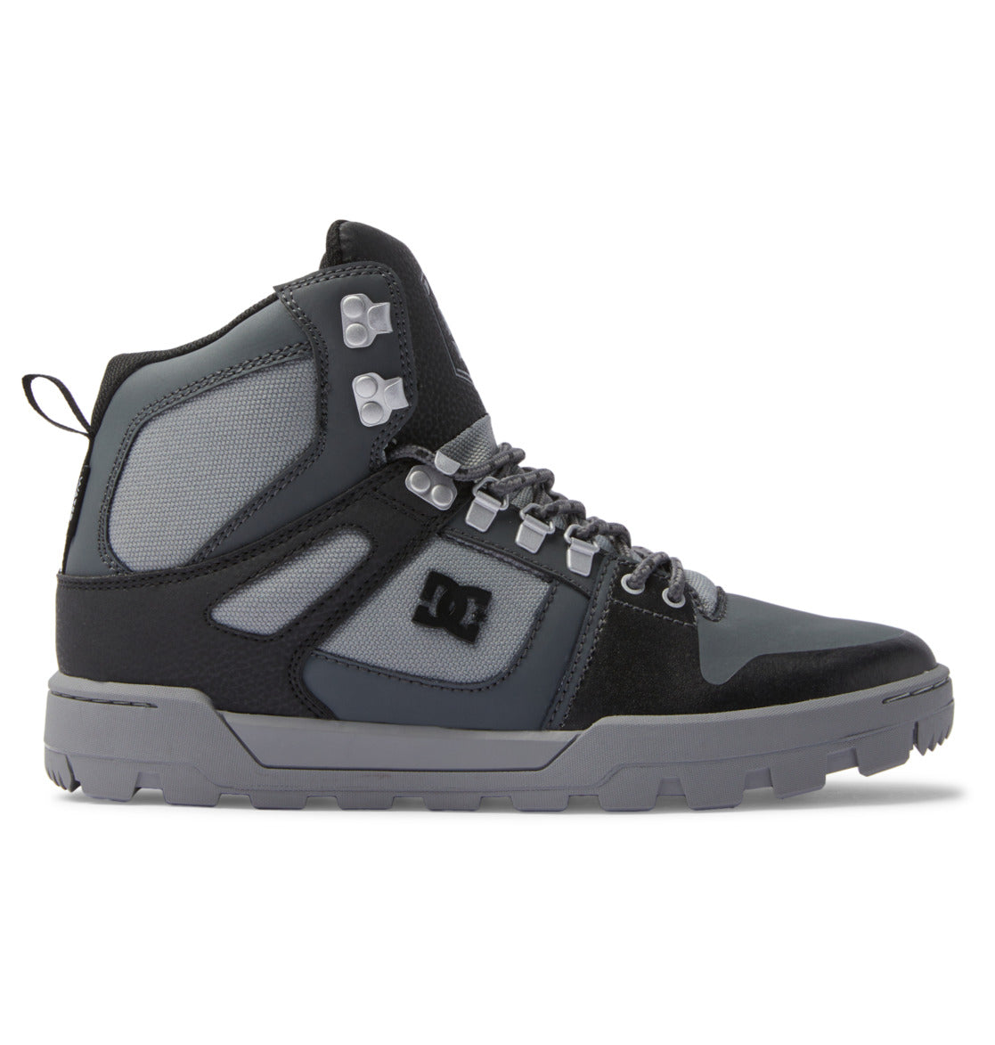 Pure High-Top Water-Resistant Winter Boots - Black/Grey/Black