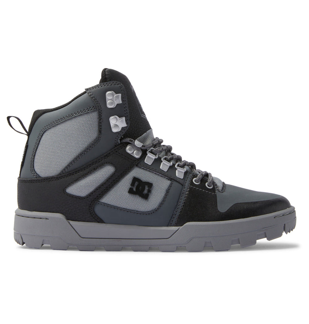 Pure High-Top Water-Resistant Winter Boots - Black/Grey/Black
