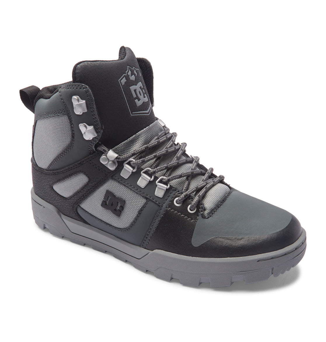 Pure High-Top Water-Resistant Winter Boots - Black/Grey/Black