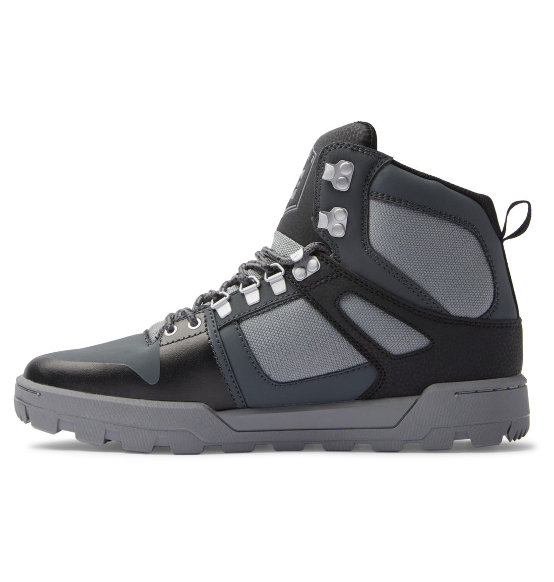 Pure High-Top Water-Resistant Winter Boots - Black/Grey/Black