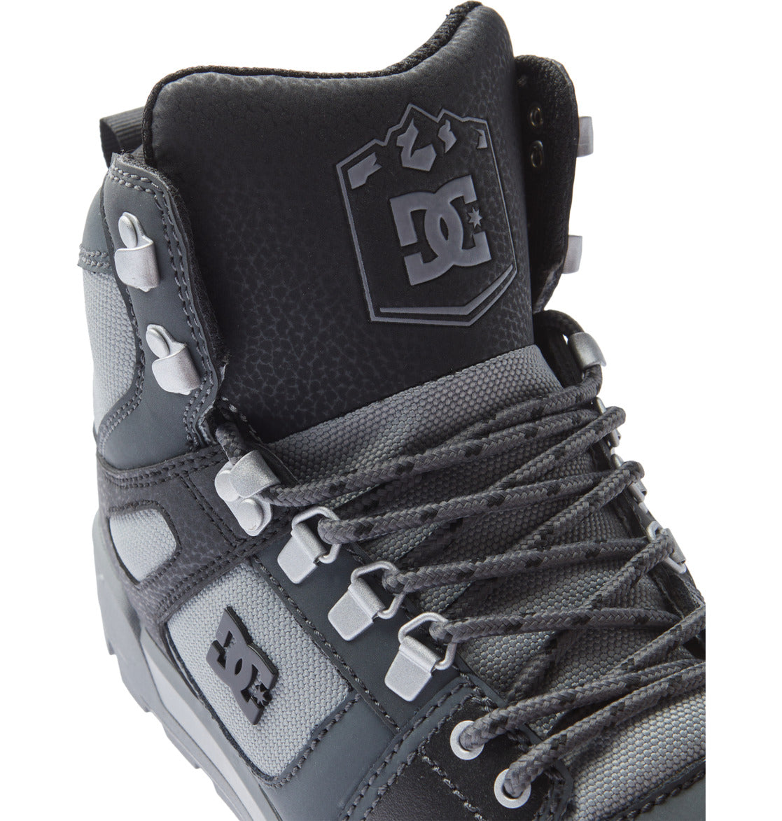 Pure High-Top Water-Resistant Winter Boots - Black/Grey/Black