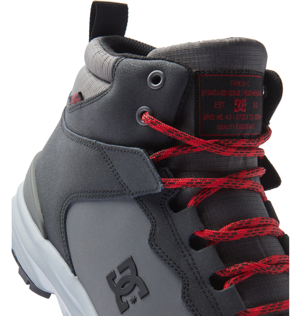 Mutiny Water-Resistant Boots - Grey/Black/Red